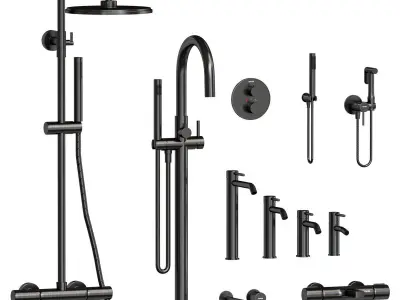 Faucet set Sancos Etna 3D model