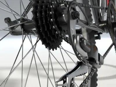 3D Bicycle Model 3D model by twixuss