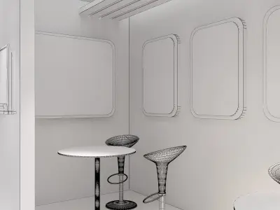 Booth Exhibition Stand a266 3D model