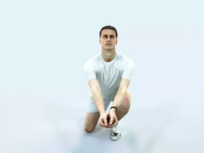 Romance 03M Volleyball Digging Sports Man Low-poly 3D model