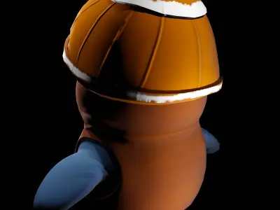 Penguin Low Poly Low-poly 3D model