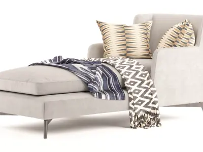 Vibieffe Class Chaise Longue 3D model