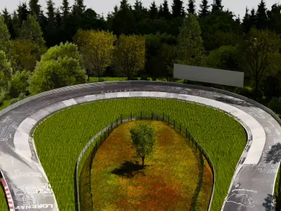 Nurburgring Nordschleife - Karusell 3D model