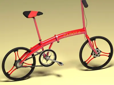 bike Salut RED 3D model