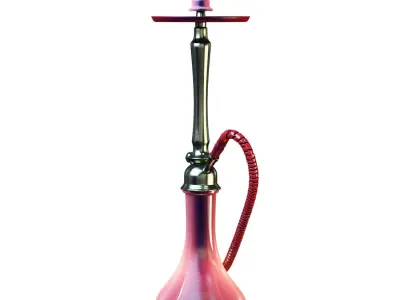 Hookah Tiaga Low-poly 3D model