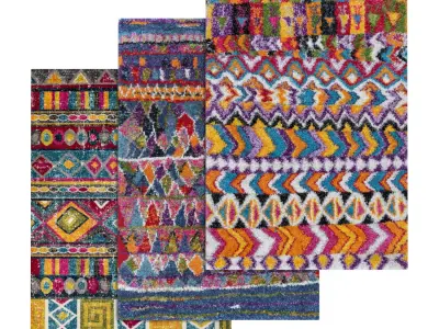 Rug Set 1582 3D model