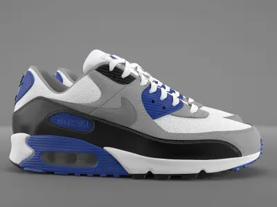 Air Max 90 Nike PBR Low-poly 3D model