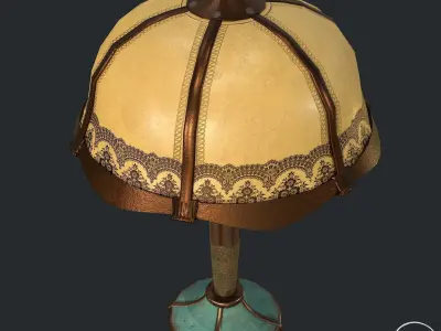 Pbr Desk Lamp Low-poly 3D model
