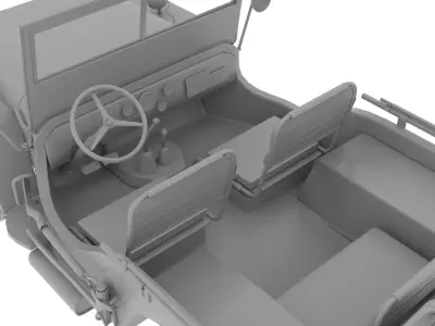 willy jeep basic  3D model