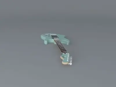 Fender custom shop stratocaster. Free 3D model