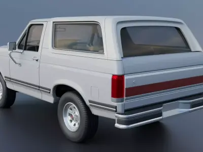 Bronco 1987 3D print model