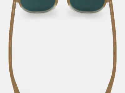 Sydney Sunglasses in Chai Crystal Fade 3D model