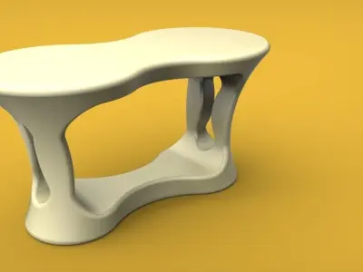 Unique Table Free 3D print model