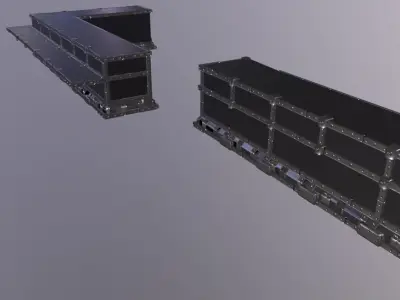 Counter  Low-poly 3D model