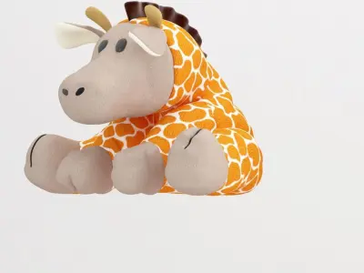 doll giraffe Modern Toy 3D model