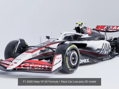 F1 2025 Formula 1 cars Collection 3D Model Pack