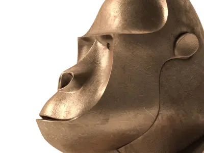 Gorille de Surete 3D model