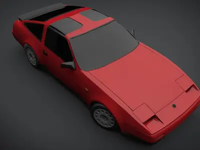 Nissan Z31 Kouki   Low-poly 3D model