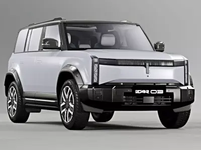 Chery icar 03 2024 with Interior 3D model