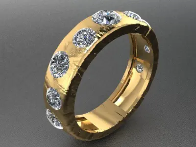 colored ring  3D print model