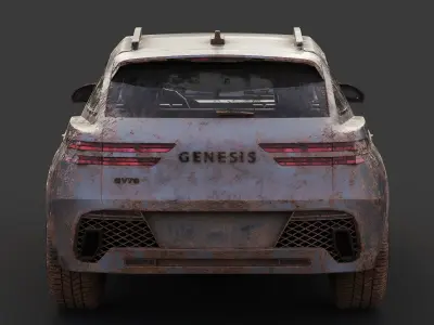 Mud Car Genesis GV70 3D model