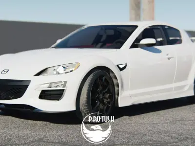 Mazda RX-8 3D Model Interior and Exterior  Ultra High Detail  3D model