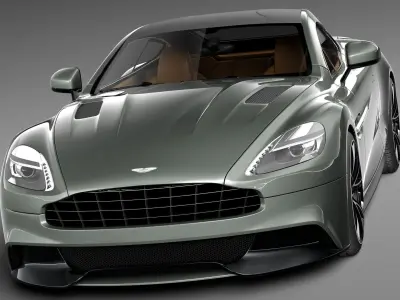 Aston Martin 2013 AM 310 Vanquish 3D model