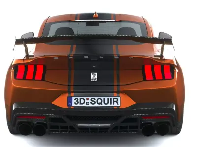 Shelby S650 Super Snake 2026 LowPoly Low-poly 3D model