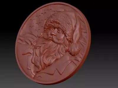 Santa claus 3D print model