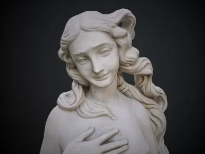 The Birth of Venus 3D model