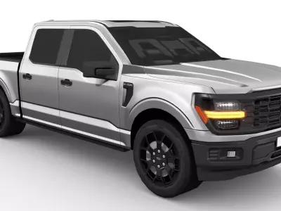 F-150 STX 2024 Low-poly 3D model