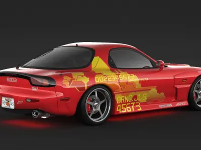 Mazda RX-7 3D model