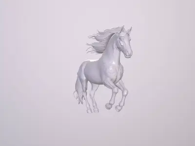 Christmas Creations - Horse 3D print model