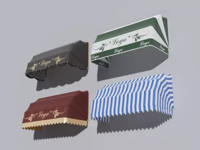 Sun protection awnings 3D model buy