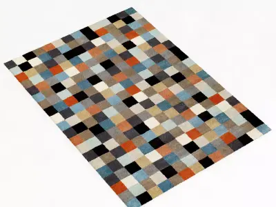 BoConcept pixel rug 3D model