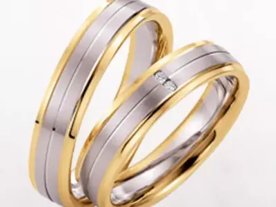 Wedding rings 064 3D print model
