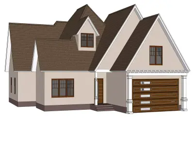 French House 15 -Archimple LLC 3D model