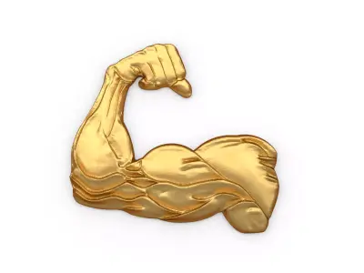 muscle arm  pendant  3D print model