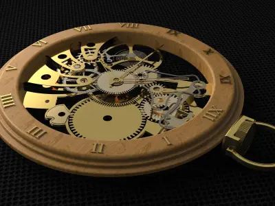 wall clock 3D model order