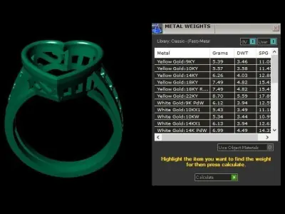 Proposal Heart Diamond Ring 3d Printable Model 3D print model