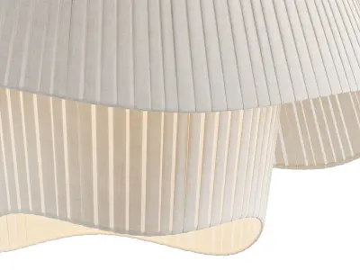 Silk Satin Chandelier 3D model