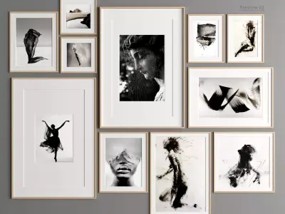 Art Frame 310 Low-poly 3D model