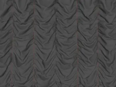 Marvelous Designer and 3DS Max Curtains01 Variation Bigger 3D model