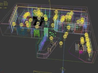 Exhibition - Area - 18X15-3DMAX2009-02 3D model