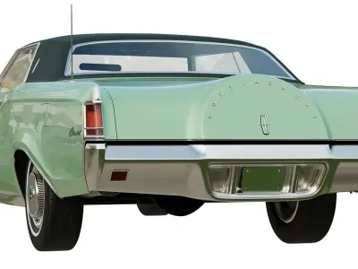 1971 Lincoln Continental Mark III 3D model