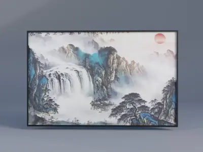 Photo Frame Low-poly 3D model