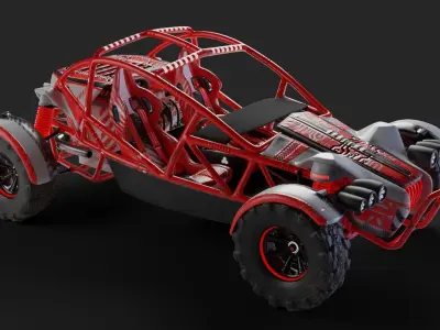 Off Road Buggy Car 3D model