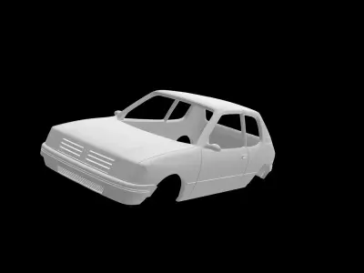 Peugeot 205 3D print model