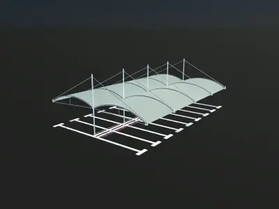 Parking Shelter 3D model