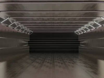 Sci-Fi Interior SCENE futuristic 3D model